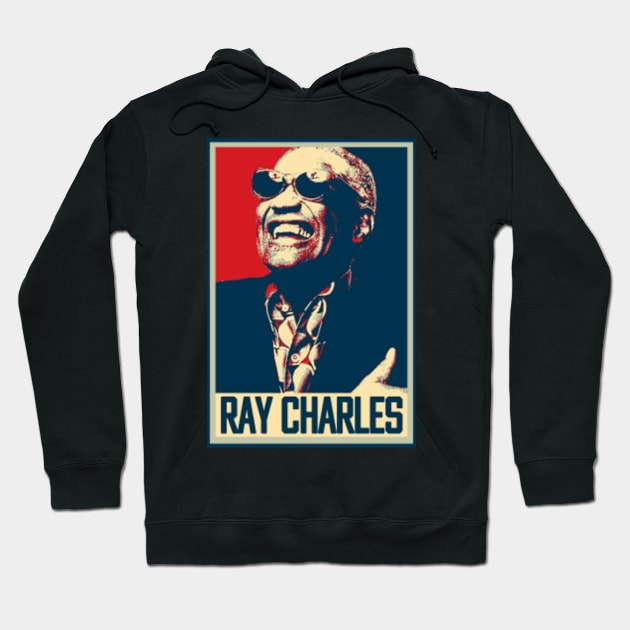 Graphic Art Charles Soul Music Hoodie by berengere pomeroy